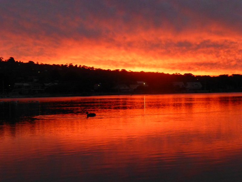 068 Anglesea Campsite Sunset Reuben Campsite 25th Mar 2013.JPG